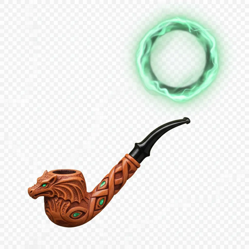 Mystische Holzpfeife